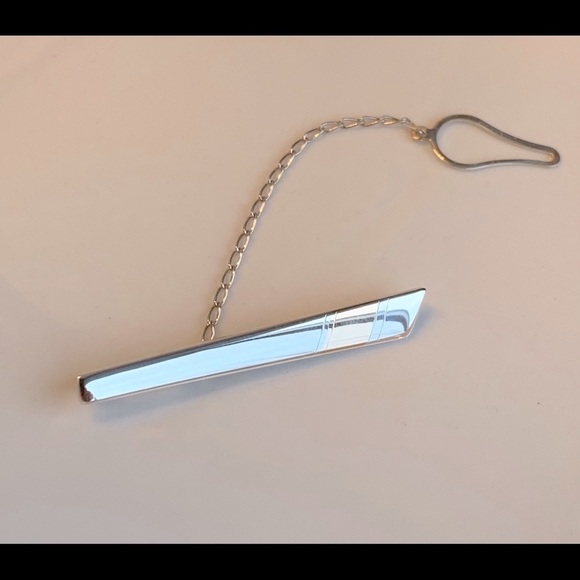 Elegant Tie Clip, Silver And Gold, Hi Shine ! - Picture 7 of 9